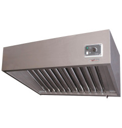 Hotte complète (9/9-2500 M3/h) 120 Pa, variateur, 4 filtres