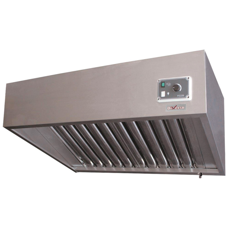 Hotte complète (9/9-2500 M3/h) 120 Pa, variateur, 4 filtres Hotte complète (9/9-2500 M3/h) 120 Pa, variateur, 4 filtres