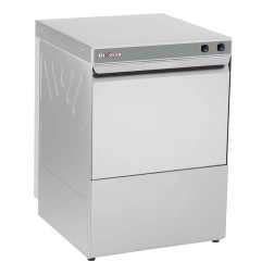 Lave-vaisselle panier 500x500 mm, avec pompe vidange et doseur de produit de lavage