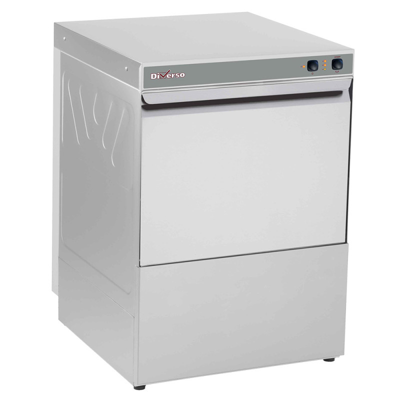 Lave-vaisselle panier 500x500 mm, avec pompe vidange et doseur de produit de lavage Lave-vaisselle panier 500x500 mm, avec pompe vidange et doseur de produit de lavage