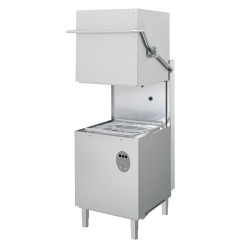 Lave-vaisselle capot, panier carré 500x500 mm avec doseur de produit  de lavage