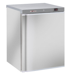 Congélateur statique, 200 litres. acier inox