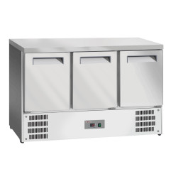 Table frigorifique, 3 portes GN 1/1