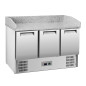 Table pizzas frigorifique 3 portes GN1/1, top en granit Table pizzas frigorifique 3 portes GN1/1, top en granit