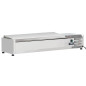 Structure réfrigérée 5 x GN 1/3 & 1x GN 1/2 -150 mm, avec couvercle inox Structure réfrigérée 5 x GN 1/3 & 1x GN 1/2 -150 mm, avec couvercle inox
