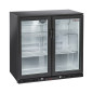 Refroidisseur de bouteilles "arrière bar" ventilé, 2 portes vitrées battantes Refroidisseur de bouteilles "arrière bar" ventilé, 2 portes vitrées battantes