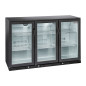 Refroidisseur de bouteilles "arrière bar" ventilé, 3 portes vitrées battantes Refroidisseur de bouteilles "arrière bar" ventilé, 3 portes vitrées battantes