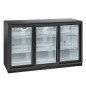 Refroidisseur de bouteilles "arrière bar" ventilé, 3 portes vitrées coulissantes Refroidisseur de bouteilles "arrière bar" ventilé, 3 portes vitrées coulissantes