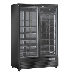 Vitrine Frigo verticale, 2 portes, 1085 litres  - NOIRE