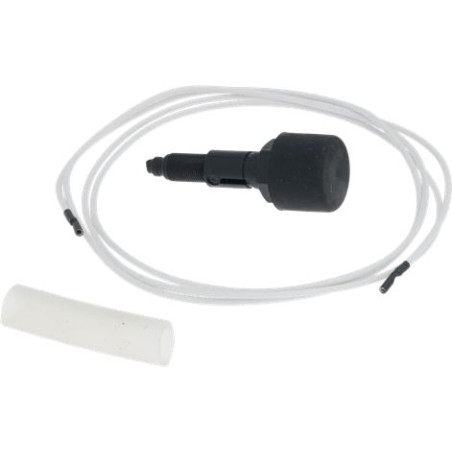 Kit Bouton D'allumage Piezo Perçage Ø 22 mm (2,4) AVEC CAPUCHON ETANCHE + cable 1900 mm