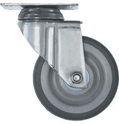 ROULETTE PIVOTANTE A PATINE 95x70 mm DIAM 100 mm (sans frein)