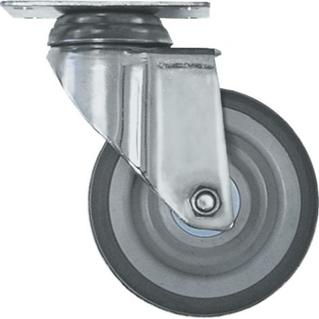 ROULETTE PIVOTANTE A PATINE 95x70 mm DIAM 100 mm (sans frein)