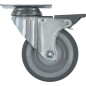 ROULETTE PIVOTANTE A PATINE 95x70 mm DIAM 100 mm (avec frein) ROULETTE PIVOTANTE A PATINE 95x70 mm DIAM 100 mm (avec frein)