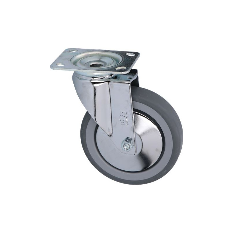 ROULETTE PIVOTANTE A PATINE 95x70 mm DIAM 125 mm (sans frein) ROULETTE PIVOTANTE A PATINE 95x70 mm DIAM 125 mm (sans frein)