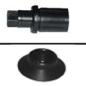 Vérin et rosace pour tube table suspendue tournus 45mm