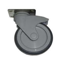 Roue à platine 50x70mm hauteur 160mm (sans frein) 249005