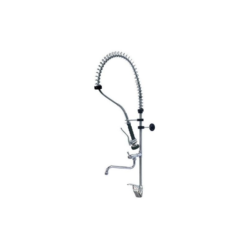Douchette à ressort pour cuisine professionnelle avec robinet mono-mitigeur (+200) Douchette à ressort pour cuisine professionnelle avec robinet mono-mitigeur (+200)