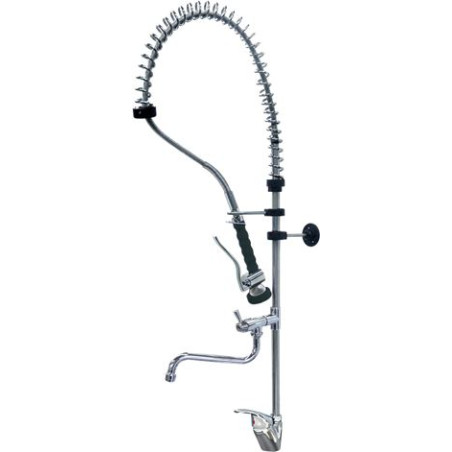 Douchette à ressort pour cuisine professionnelle avec robinet mono-mitigeur (+200)