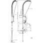Douchette professionnelle grande cuisine MONOLIGHT MONO-MITIGEUR (+300) Douchette professionnelle grande cuisine MONOLIGHT MONO-MITIGEUR (+300)