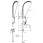 Douchette professionnelle grande cuisine MONOLIGHT BI-MITIGEUR (+280) Douchette professionnelle grande cuisine MONOLIGHT BI-MITIGEUR (+280)