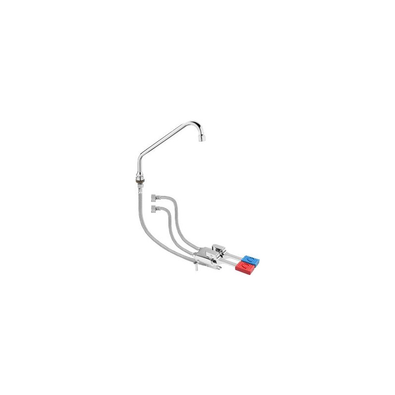 Kit robinet, pédale et flexible (eau chaude et froide) Kit robinet, pédale et flexible (eau chaude et froide)