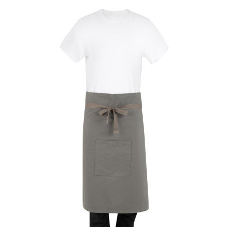 Tablier bistro en toile de coton Southside kaki