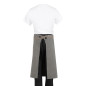 Tablier bistro en toile de coton Southside kaki