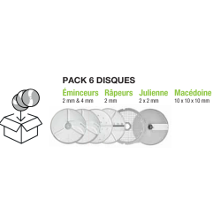 Pack 6 disques Essential