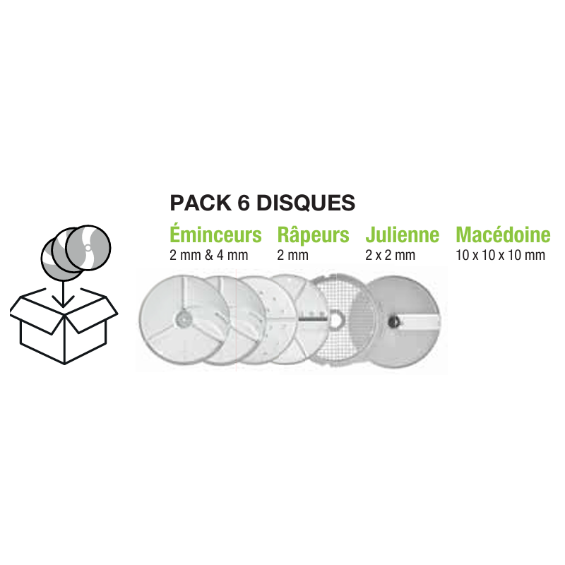 Pack 6 disques Essential