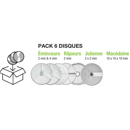 Pack 6 disques Essential
