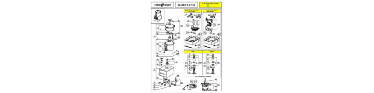 Eclatés ROBOT COUPE